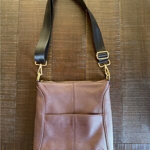 Elegant Brown Leather Women's Bag